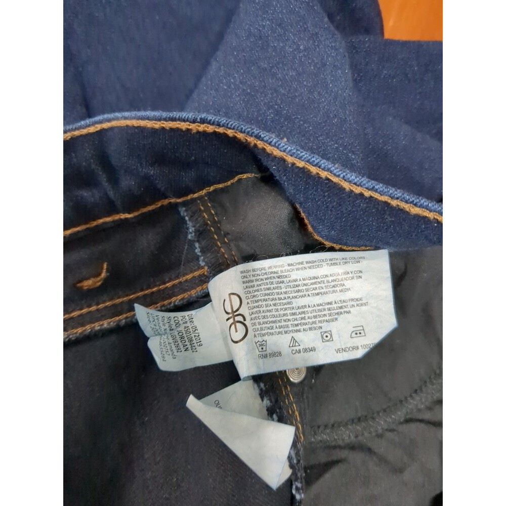 Gloria Vanderbilt Amanda Straight Leg Women's size 20W  Dark Wash Blue Denim - Picture 8 of 9
